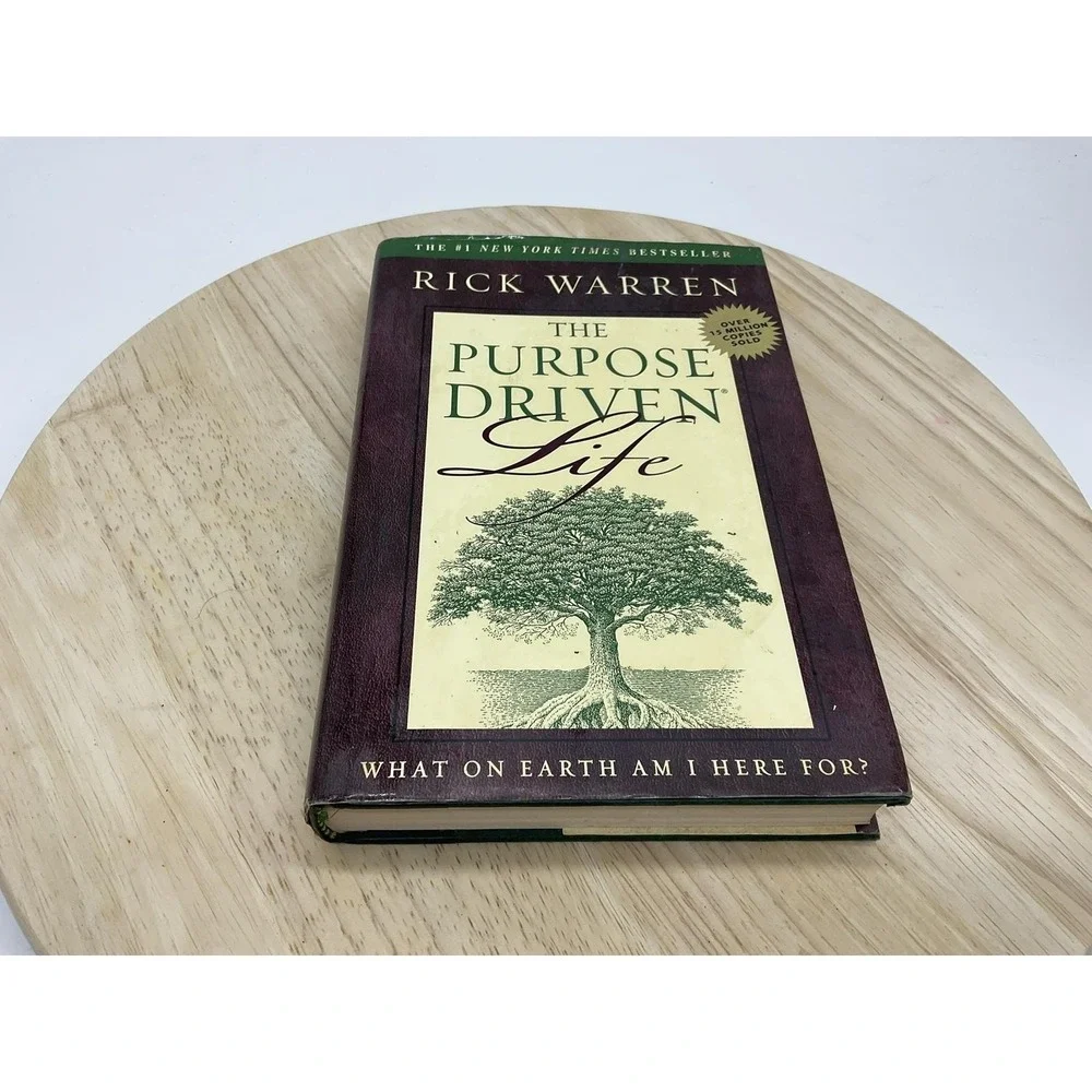 Vintage The Purpose Driven Life Rick Warren Hardcover Christian Living Book‎